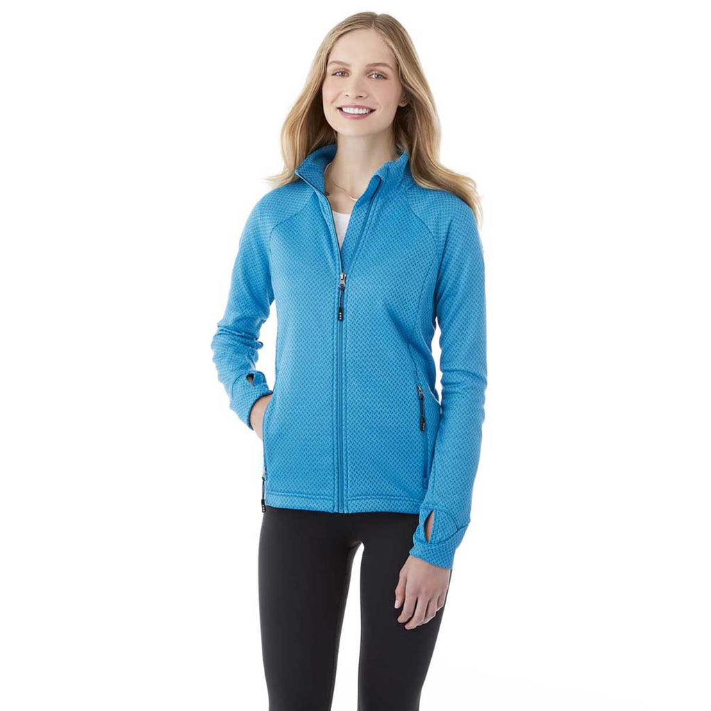 Elevate Women's Aspen Blue Kirkwood Knit Jacket