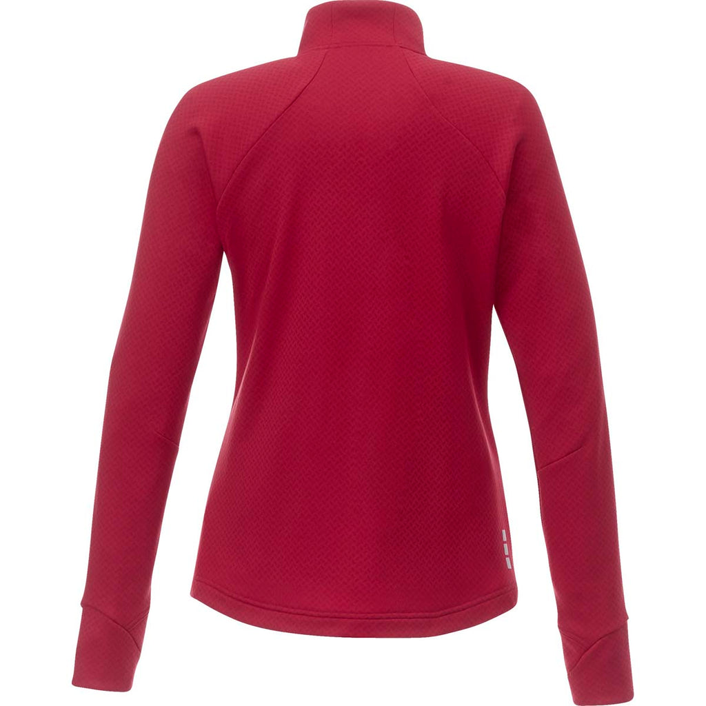 Elevate Women's Team Red Kirkwood Knit Jacket