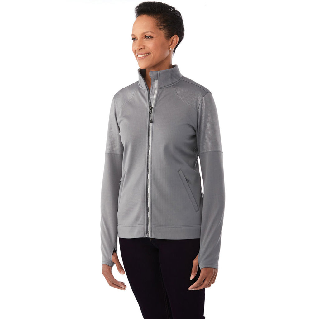 Elevate Women's Steel Grey Senger Knit Jacket