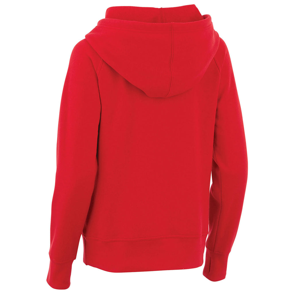 Elevate Women's Team Red Dayton Fleece Hoody