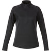 Elevate Women's Black Crane Knit Half Zip