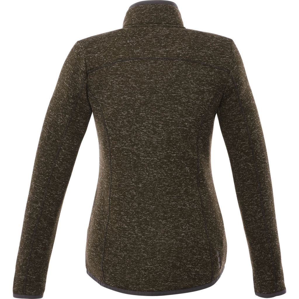 Elevate Women's Loden Heather Tremblant Knit Jacket