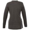 Elevate Women's Heather Dark Charcoal Bromley Knit V-Neck