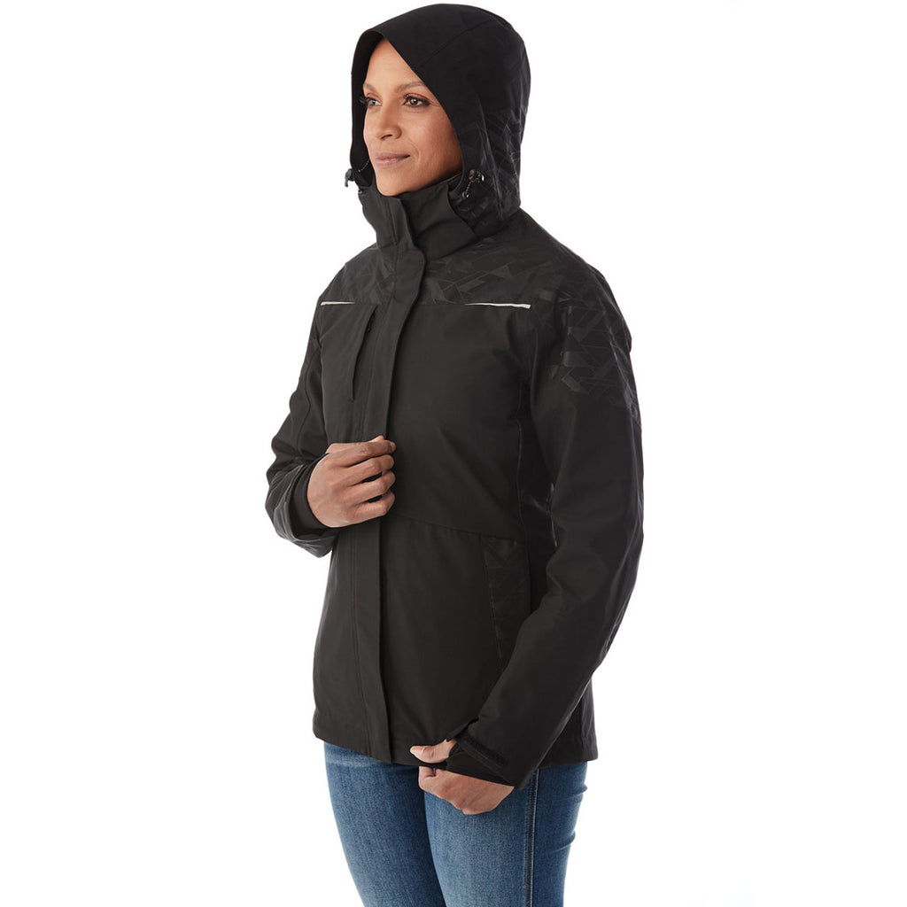 Elevate Women's Black Yamaska 3-IN-1 Jacket