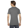 American Apparel Unisex Athletic Grey Short-Sleeve Track T-Shirt