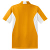 Sport-Tek Men's Gold/ White Tall Side Blocked Micropique Sport-Wick Polo