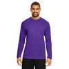 Team 365 Men's Sport Purple Zone Performance Long-Sleeve T-Shirt