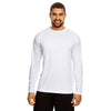 Team 365 Men's White Zone Performance Long-Sleeve T-Shirt