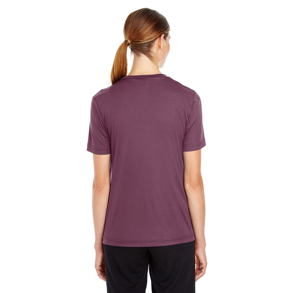 Team 365 Women's Sport Dark Maroon Zone Performance T-Shirt