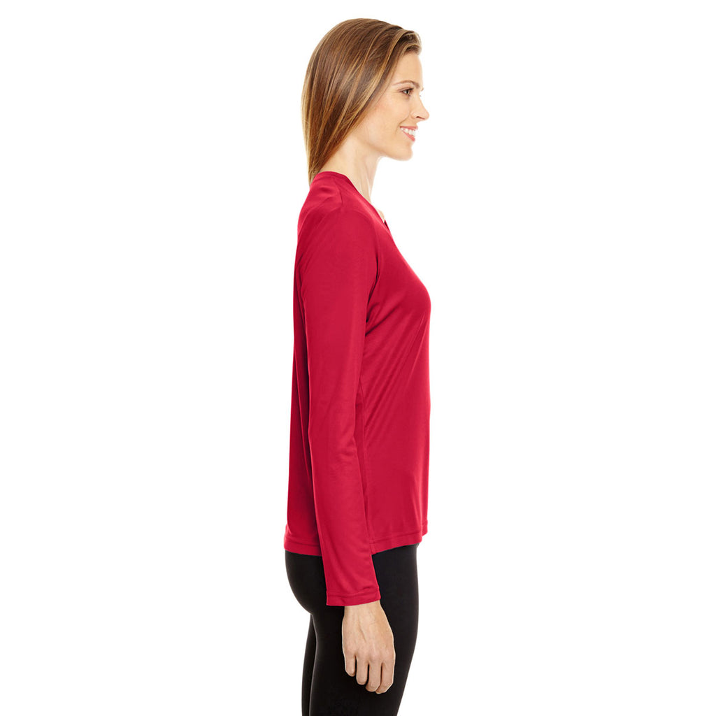 Team 365 Women's Sport Red Zone Performance Long-Sleeve T-Shirt