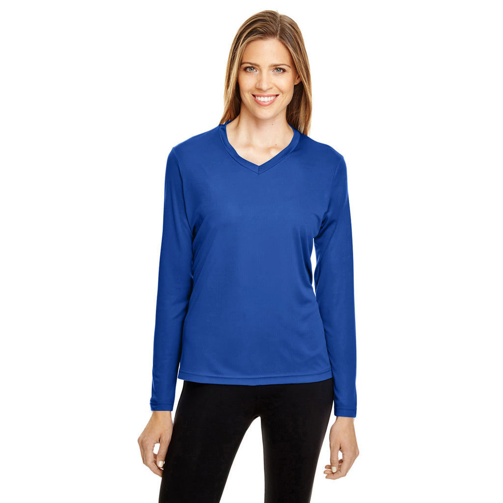 Team 365 Women's Sport Royal Zone Performance Long-Sleeve T-Shirt