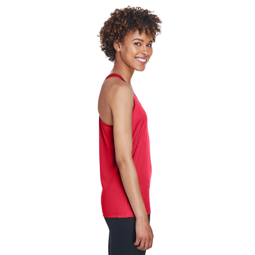 Team 365 Women's Sport Red Zone Performance Racerback Tank