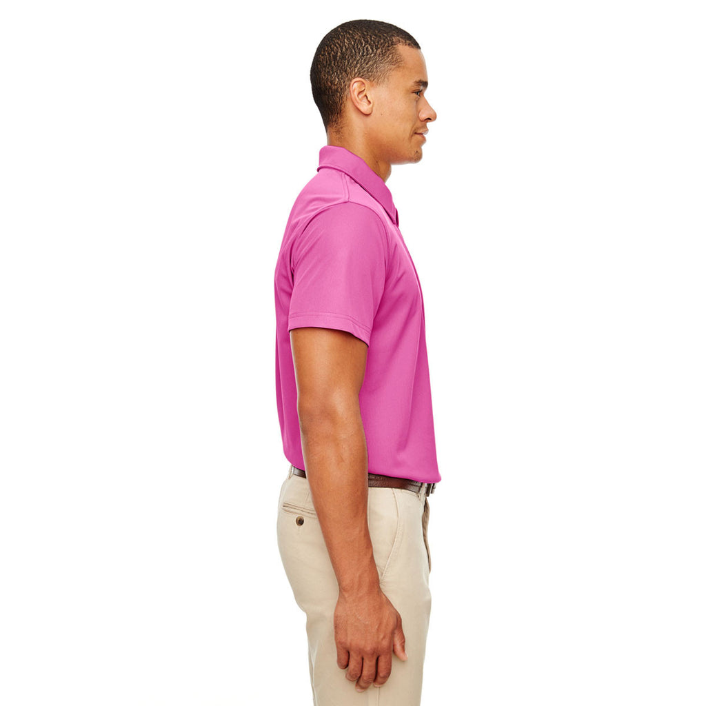 Team 365 Men's Sport Charity Pink Command Snag-Protection Polo