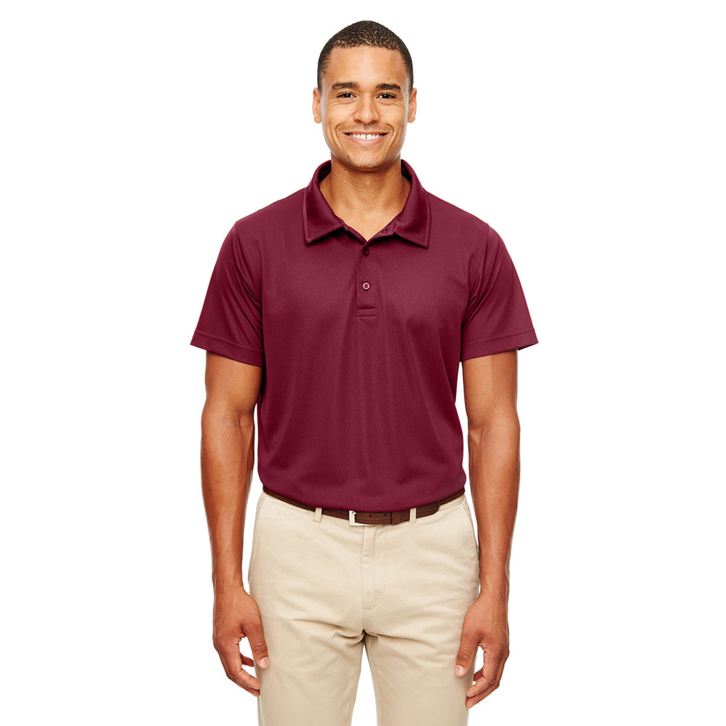 Team 365 Men's Sport Maroon Command Snag-Protection Polo