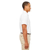 Team 365 Men's White Command Snag-Protection Polo