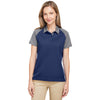 Team 365 Women's Sport Dark Navy/Sport Graphite Command Snag-Protection Colorblock Polo