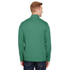 Team 365 Men's Sport Forest Heather Zone Sonic Heather Performance Quarter-Zip