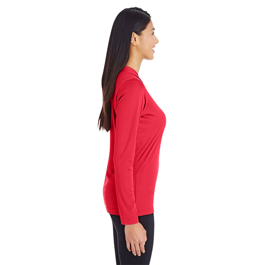 Team 365 Women's Sport Red Zone Performance Hoodie