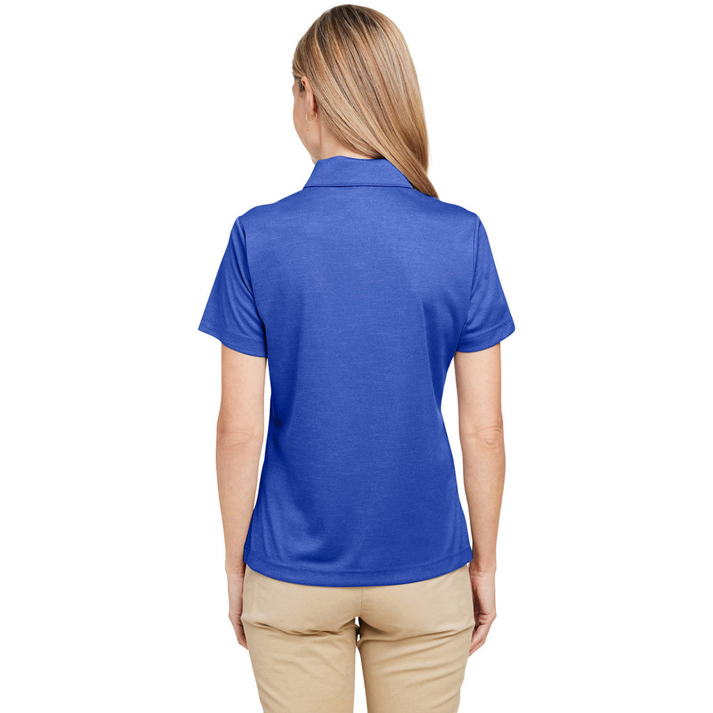 Team 365 Women's Sport Royal Heather Zone Sonic Heather Performance Polo