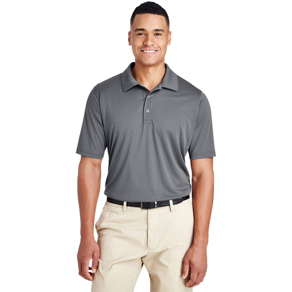 Team 365 Men's Sport Graphite Tall Zone Performance Polo