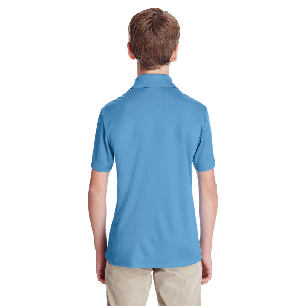 Team 365 Youth Sport Light Blue Zone Performance Polo