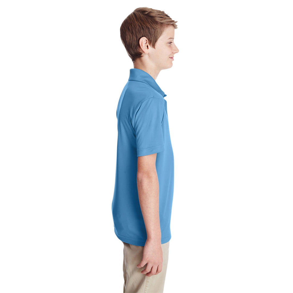 Team 365 Youth Sport Light Blue Zone Performance Polo