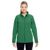 Team 365 Women's Sport Dark Green Leader Soft Shell Jacket