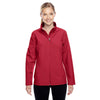 Team 365 Women's Sport Scarlet Red Leader Soft Shell Jacket