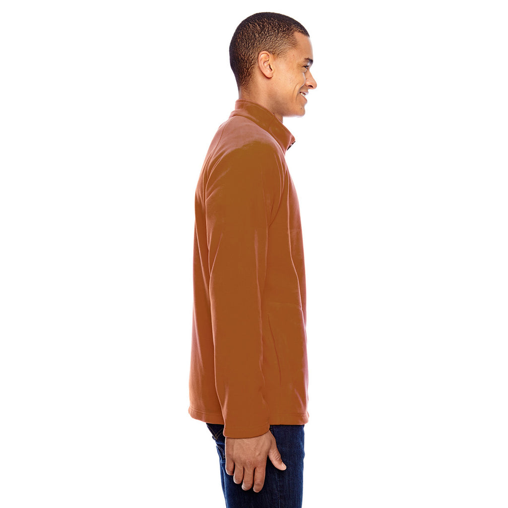 Team 365 Men's Sport Burnt Orange Campus Microfleece Jacket