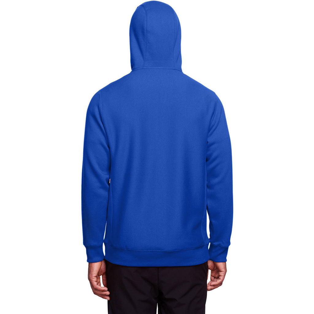 Team 365 Men's Sport Royal Zone HydroSport Heavyweight Full-Zip Hooded Sweatshirt