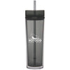 Gold Bond Inc Smoke 16 oz Tube Tumbler with Straw