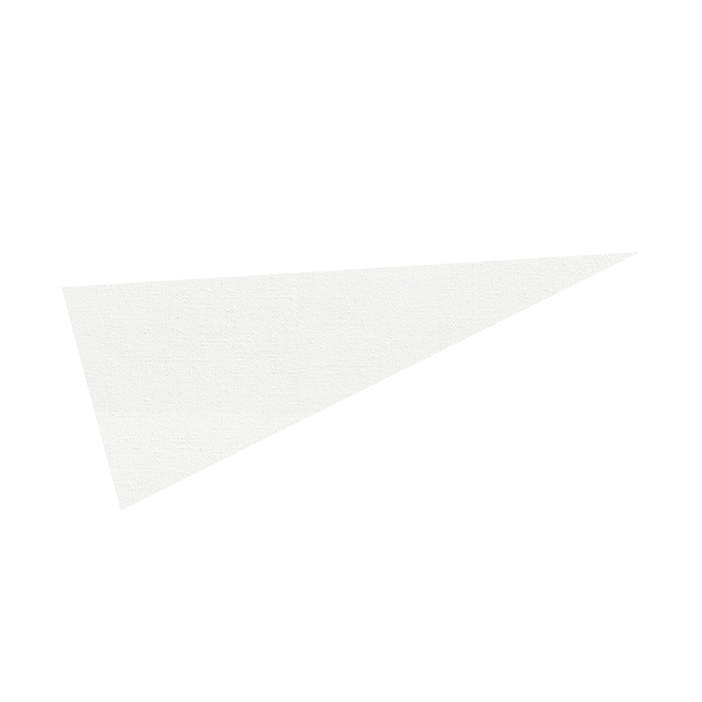 Hit White Pennant - 5" x 12"