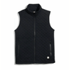 Marine Layer Women's Black Heather Corbet Full Zip Vest