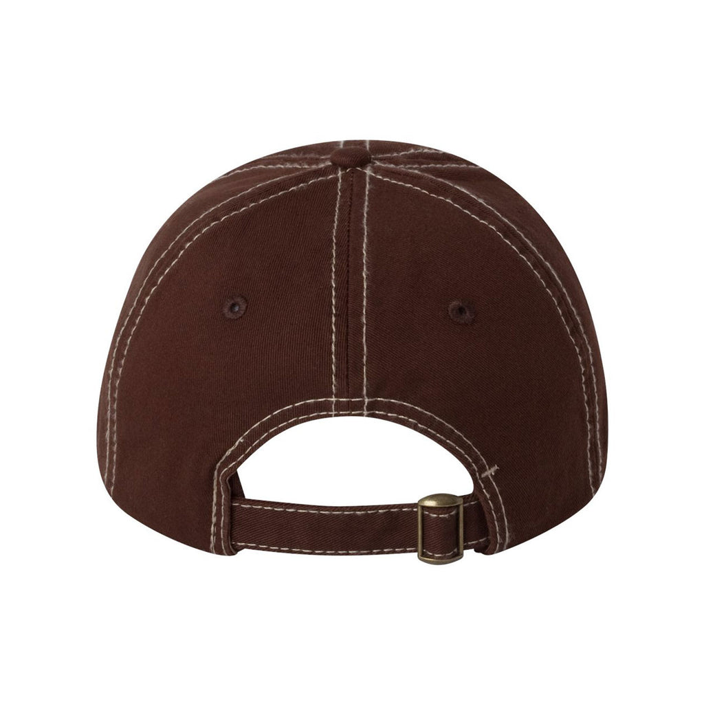 Valucap Brown/Stone Classic Dad's Cap