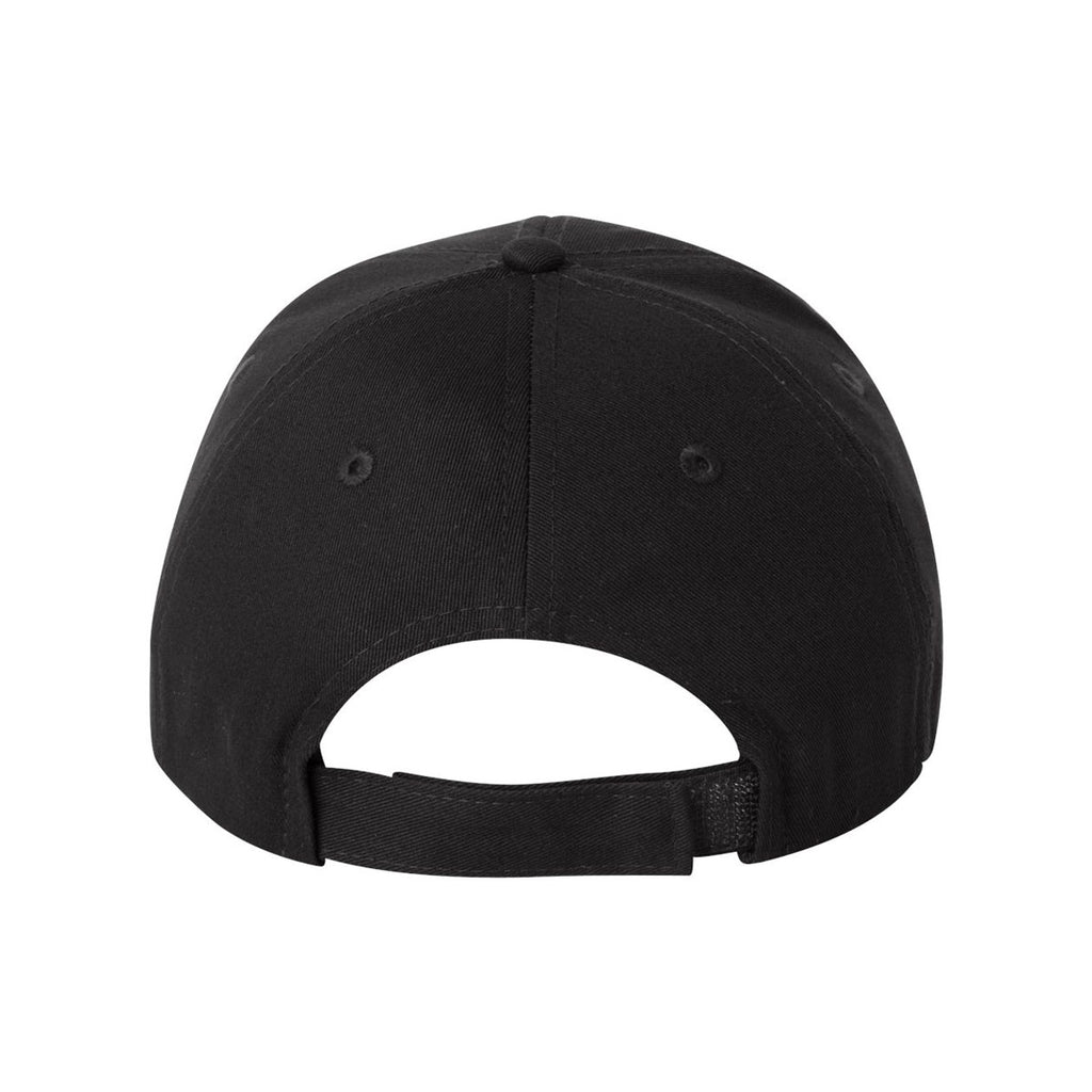 Valucap Black Structured Chino Cap