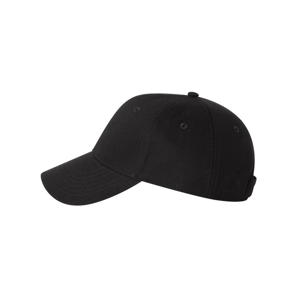 Valucap Black Structured Chino Cap