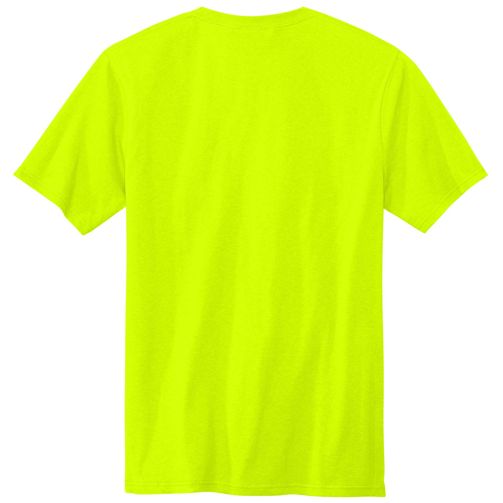 Volunteer Knitwear Unisex Safety Green All-American Pocket Tee