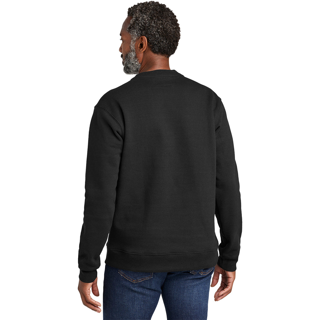 Volunteer Knitwear Men's Deep Black Chore Fleece Crewneck