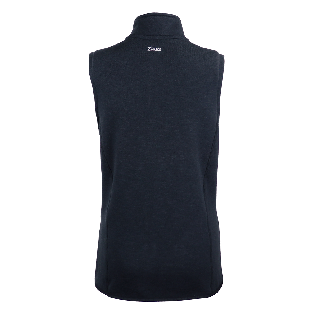 Zusa Women's Black Midtown Fleece Vest