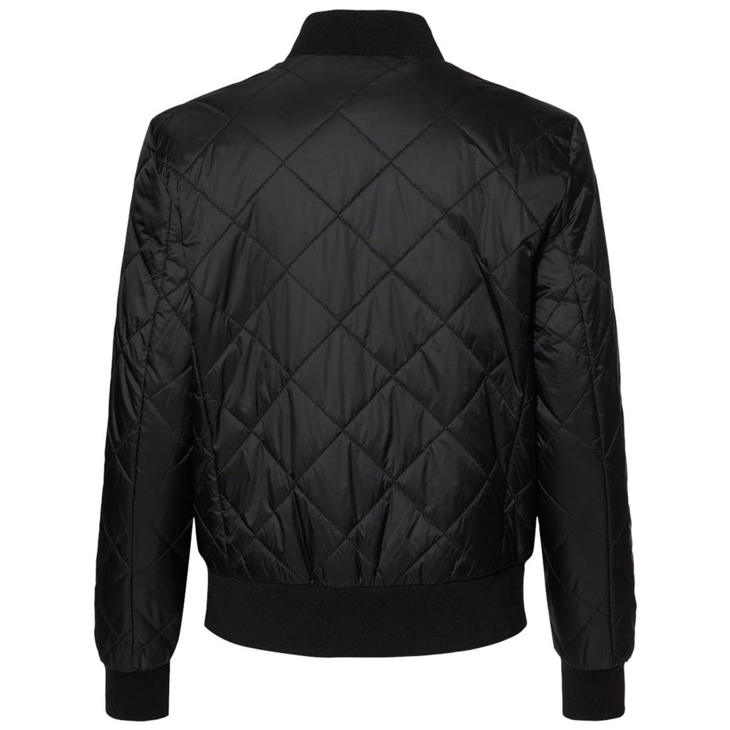 Weatherproof Women's Black Heat Last Quilted Packable Bomber