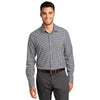 Port Authority Men's Graphite/White City Stretch Shirt