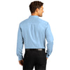 Port Authority Men's Cloud Blue Long Sleeve SuperPro React Twill Shirt