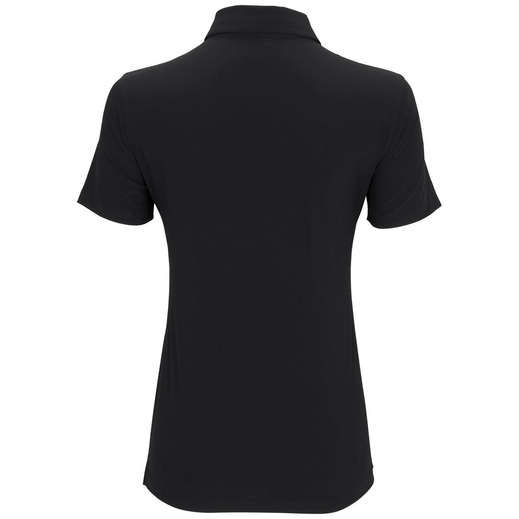 Greg Norman Women's Black X-Lite 50 Solid Woven Polo