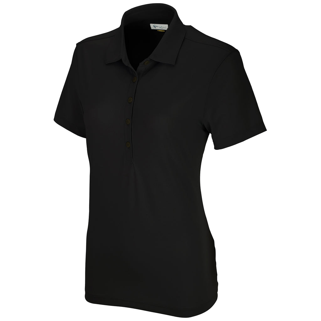 Greg Norman Women's Black Freedom Polo