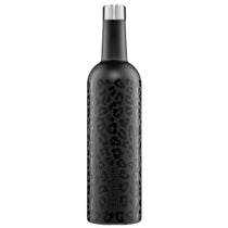 BruMate Onyx Leopard Winesulator 25 oz Wine Canteen