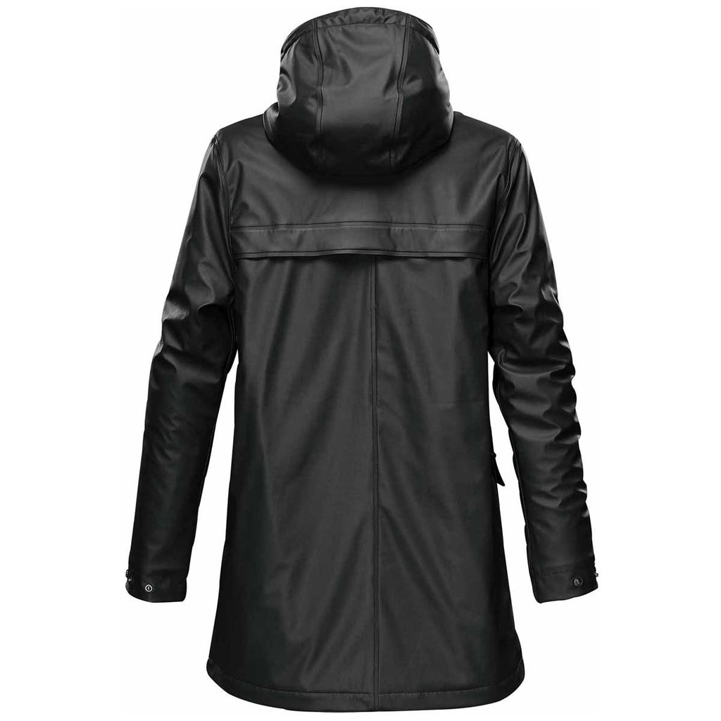 Stormtech Women's Black Waterfall Insulated Rain Jacket