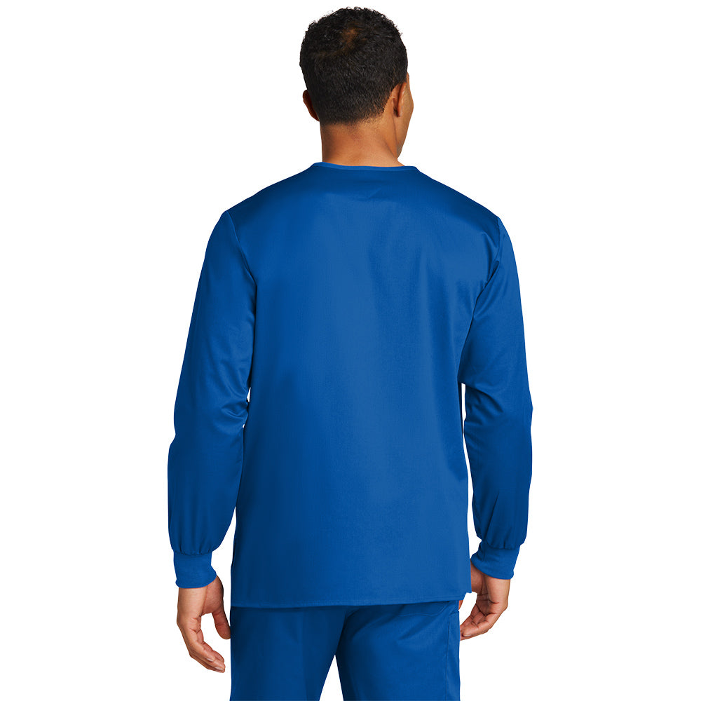 WonderWink Unisex Royal WorkFlex Snap-Front Scrub Jacket