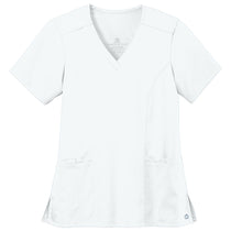 WonderWink Women's White Premiere Flex V-Neck Top