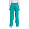 WonderWink Women's Teal Blue WorkFlex Flare Leg Cargo Pant