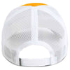 Imperial Melon Orange White Structured Performance Meshback Cap